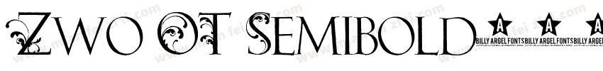 Zwo OT Semibold字体转换
